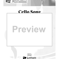 Cello Song for Cello Quintet or Cello Quartet with Bass - Score