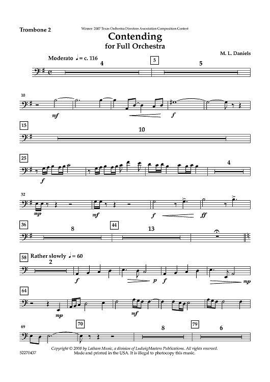 Contending - Trombone 2