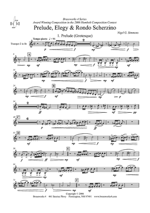 Prelude, Elegy & Rondo Scherzino - Trumpet 2 in B-flat