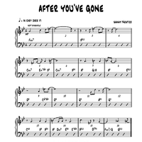 After You've Gone - Piano