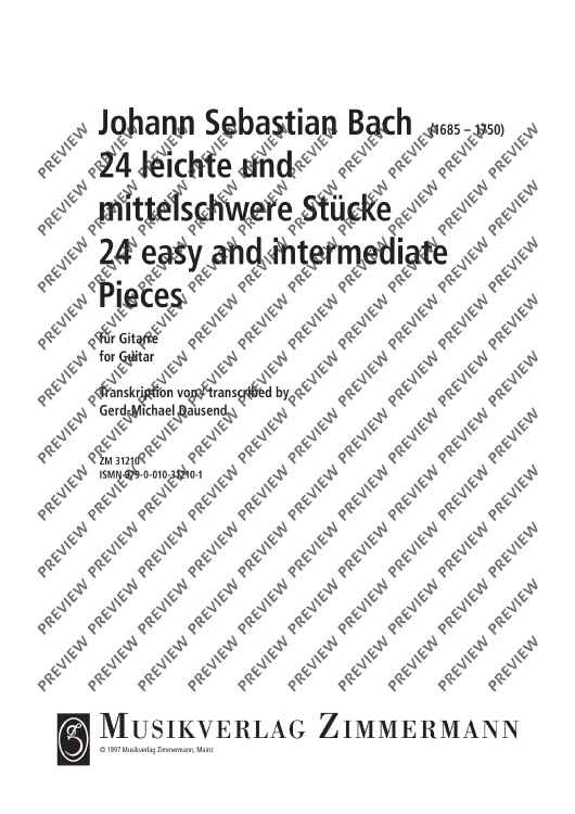 24 Easy and Intermediate Pieces