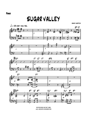 Sugar Valley - Piano