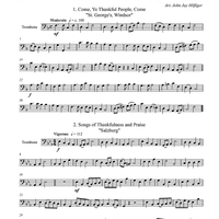 3 Hymns of Thanksgiving - Trombone