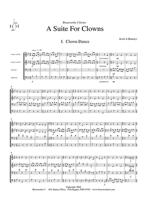 A Suite For Clowns - Score