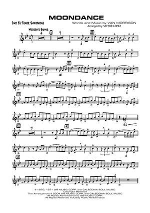 Moondance - B-flat Tenor Saxophone 2