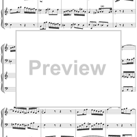 Double Clavier Concerto No. 2 in C major, movt. 2 - BWV1061