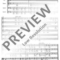 Drei Evangelien-Motetten - Choral Score