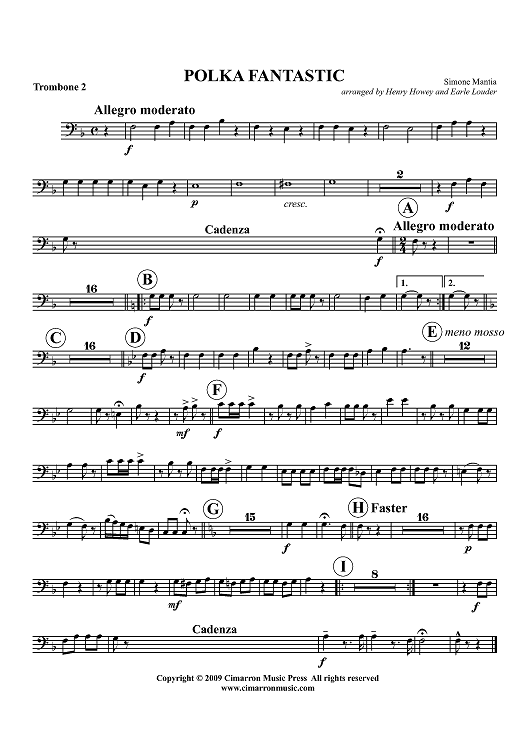 Polka Fantastic - Trombone 2