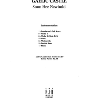 Gaelic Castle - Score Cover