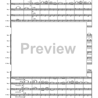 March from "Second Suite in F for Military Band" - Score