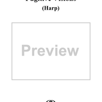 Fugitive Visions, op. 22, no. 7  (Harp)