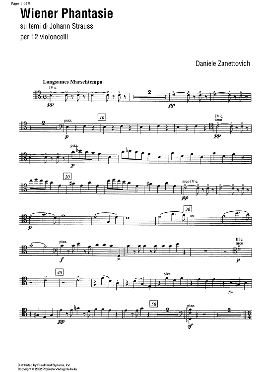 Wiener Phantasie - Cello 5