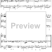 Trio Sonata in C major, movt. 1  - BWV1037 - Score