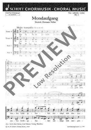 Frühling am Bodensee - Choral Score