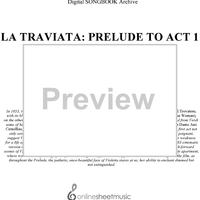 La Traviata: Prelude to Act 1