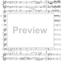 Gloria Patri (Chorus), No. 12 from "Magnificat in D Major" - Full Score
