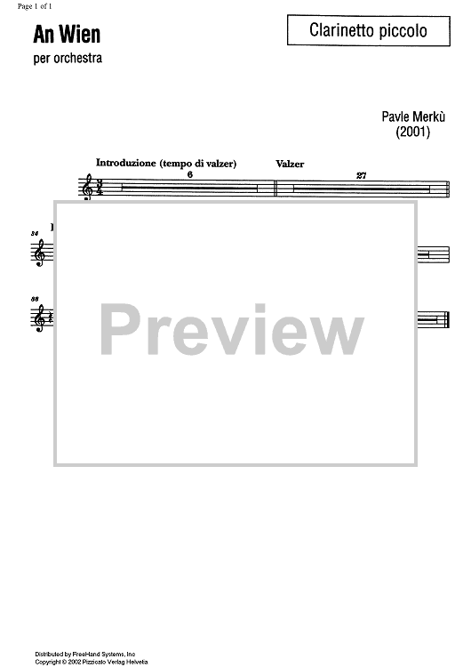 AnWien - Piccolo Clarinet in B-flat