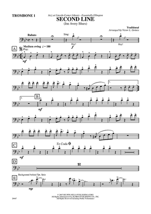 Second Line (Joe Avery Blues) - Trombone 1