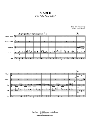 Suite from ''The Nutcracker''. Marche - Score