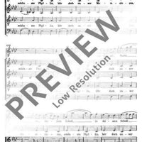 Vier Chorlieder - Choral Score