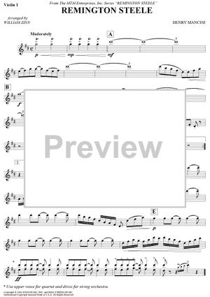 Remington Steele - Violin 1