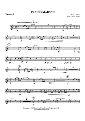 Trauermarsche, Op. 55 - Trumpet 2 in Bb