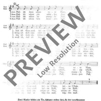 Die Bettlerhochzeit - Choral Score