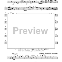 Hymns of Grace for 2 Violins and Piano - Cello (for Violin 2)