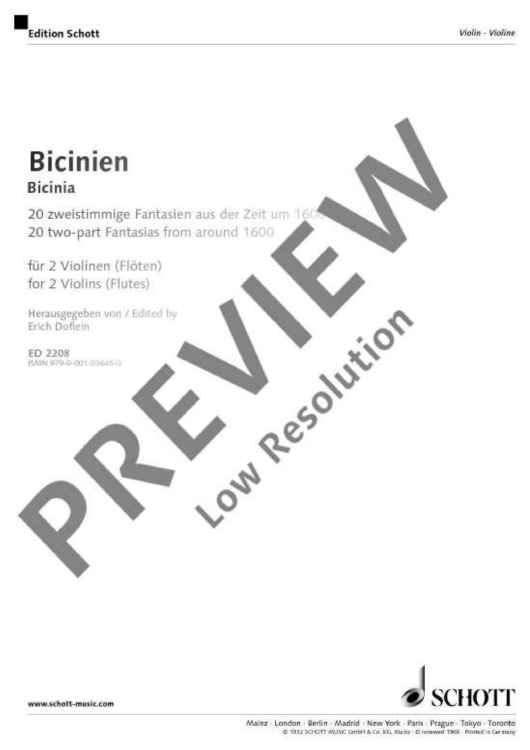 Bicinien - Performance Score