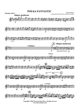 Polka Fantastic - Clarinet 2 in Bb