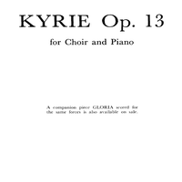 Kyrie Op.13 - Preface
