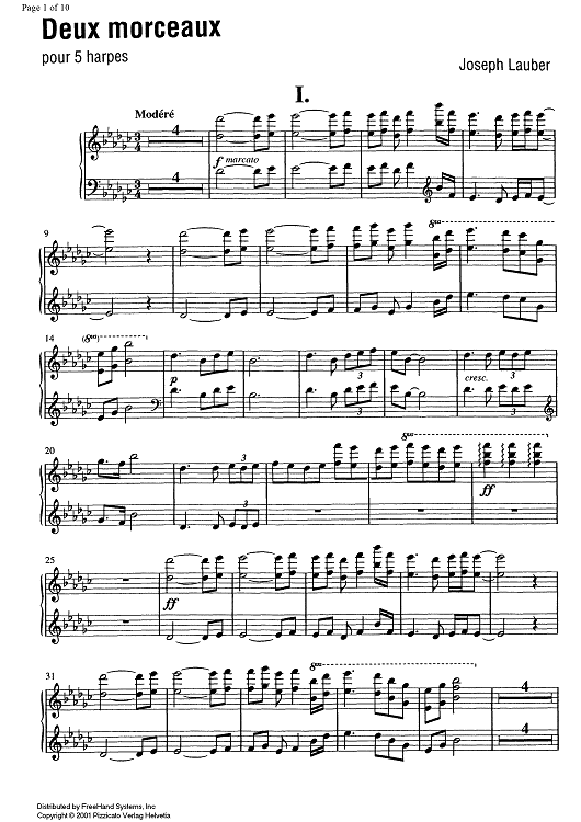 2 morceaux - Harp 1
