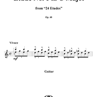 Etude No. 1 in C major - From "24 Etudes"  Op. 48