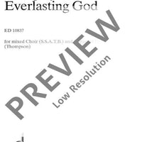 Almighty and Everlasting God - Choral Score