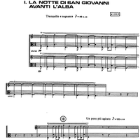 Tre notturni resiani [set of parts] - Viola