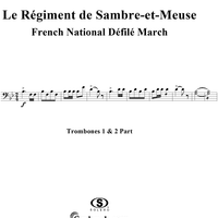 Le Régiment de Sambre-et-Meuse - Trombones 1 & 2