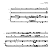Sonata No. 1 in Bb (HWV 380) - Piano Score