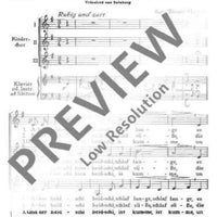 Heidschi bumbeidschi - Choral Score