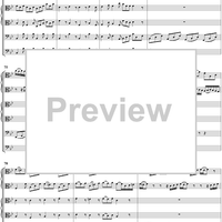 Brandenburg Concerto No. 6: Movement 3 - Score