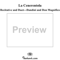 La Cenerentola, Act 2, Recitative and Duet - Dandini and Don Magnifico - Vocal Score