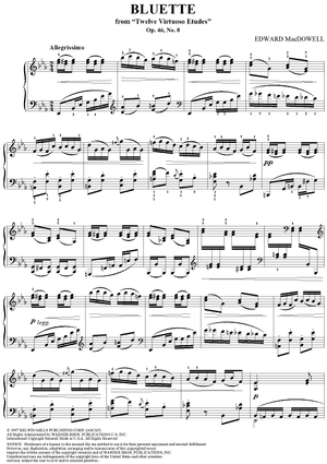 Bluette, Op. 46, No. 8