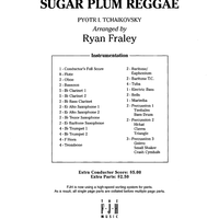 Sugar Plum Reggae - Score Cover