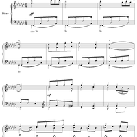 Humoresque No. 1 in E-flat Minor - from "Humoresques" - Op. 101 - B187