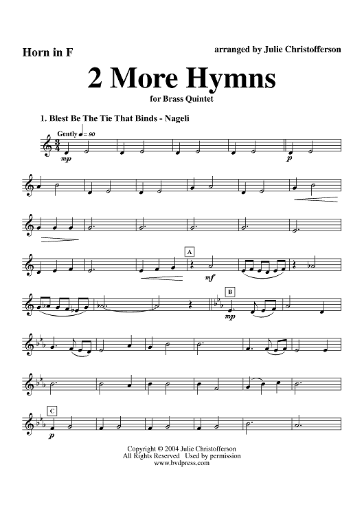 2 More Hymns - Horn