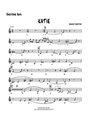 Katie - Baritone Sax