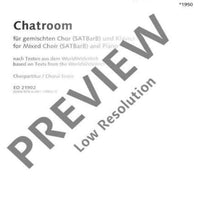 Chatroom - Choral Score