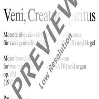 Veni, Creator Spiritus - Score