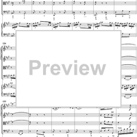Clavier Concerto No. 4 in A Major, Movement 3 - Score