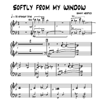 Softly from My Window - Piano