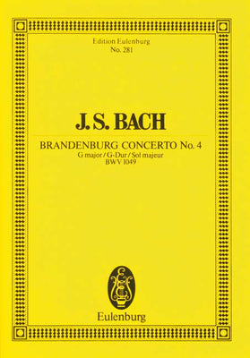 Brandenburg Concerto No. 4 G major in G major - Full Score